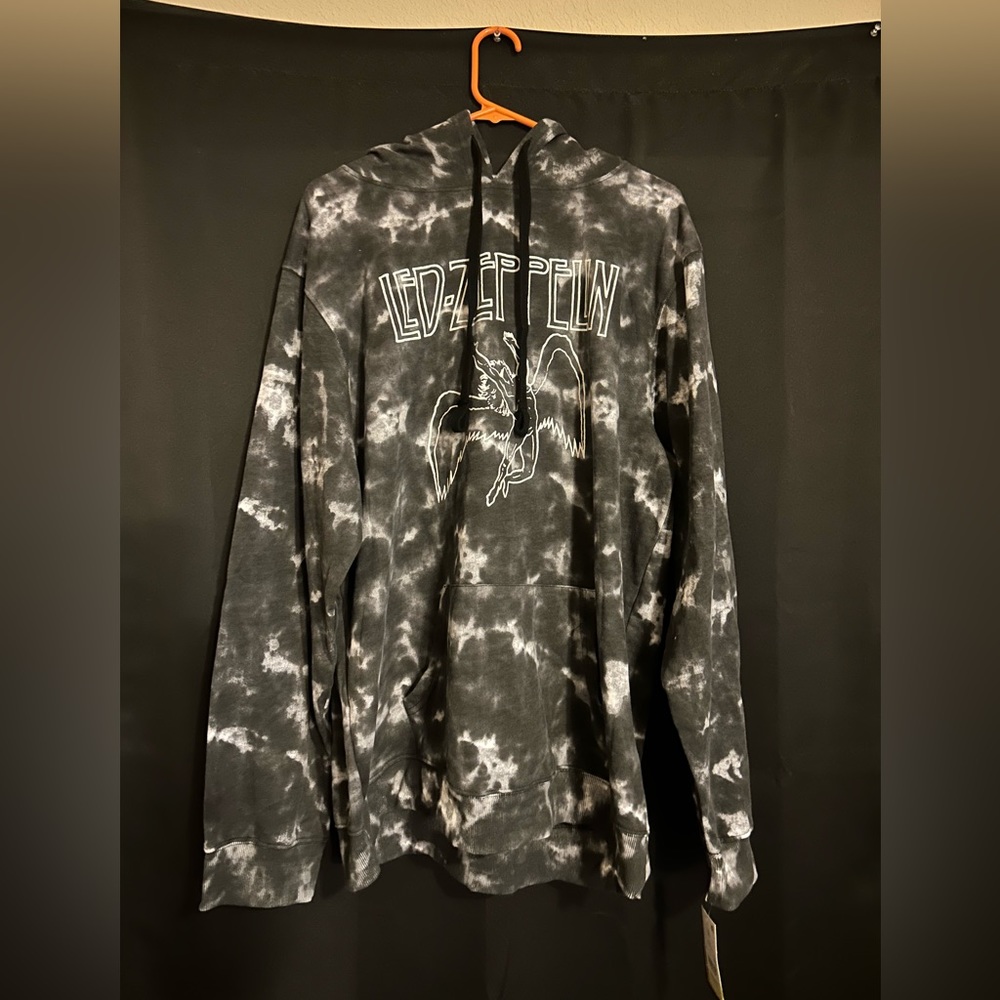 Led-Zeppelin tie-dye hoodie 2x